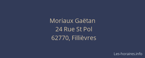 Moriaux Ga&euml;tan