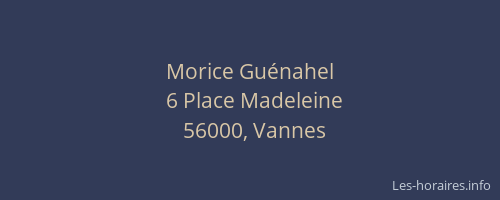 Morice Guénahel