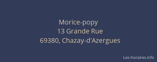 Morice-popy