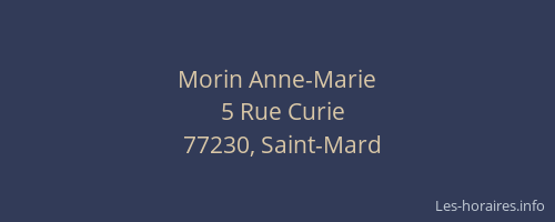 Morin Anne-Marie