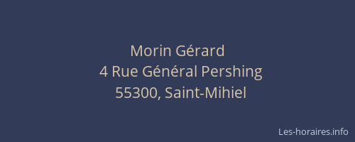 Morin G&eacute;rard