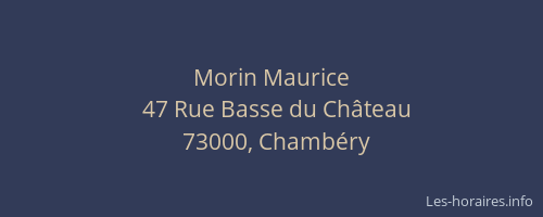 Morin Maurice