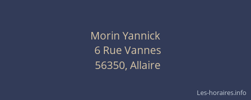 Morin Yannick