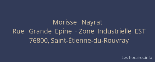 Morisse   Nayrat