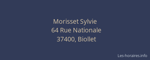 Morisset Sylvie