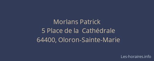 Morlans Patrick