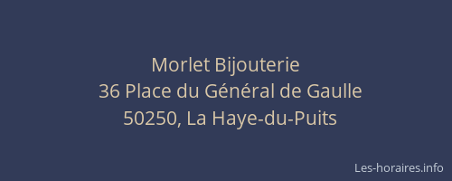 Morlet Bijouterie