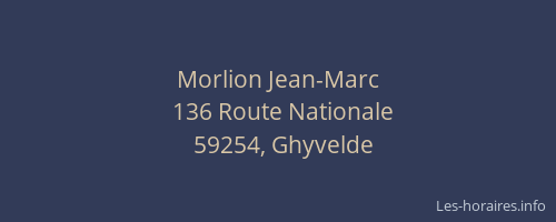 Morlion Jean-Marc