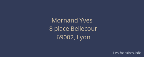 Mornand Yves