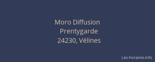 Moro Diffusion