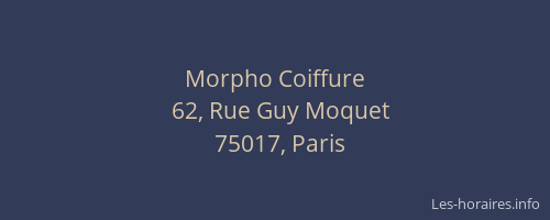 Morpho Coiffure