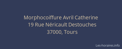 Morphocoiffure Avril Catherine