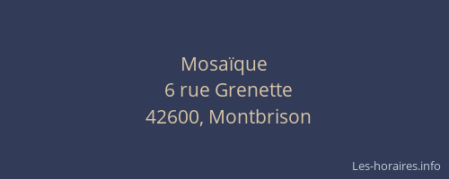 Mosaïque