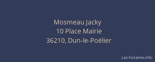Mosmeau Jacky