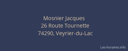 Mosnier Jacques