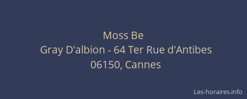 Moss Be