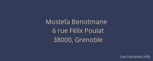 Mostefa Benotmane