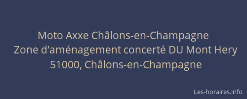 Moto Axxe Châlons-en-Champagne