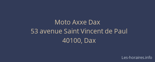 Moto Axxe Dax