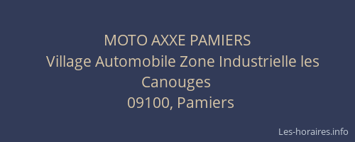 MOTO AXXE PAMIERS