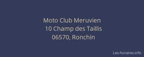 Moto Club Meruvien