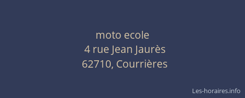 moto ecole