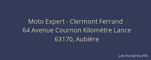Moto Expert - Clermont Ferrand