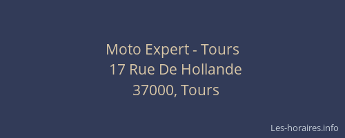 Moto Expert - Tours