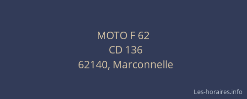 MOTO F 62