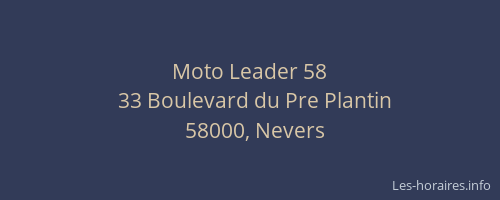Moto Leader 58