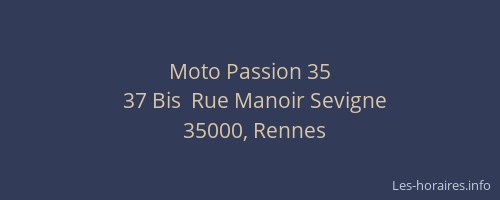 Moto Passion 35