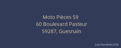 Moto Pièces 59
