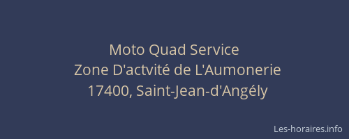 Moto Quad Service