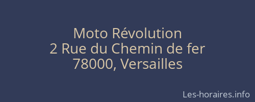 Moto Révolution