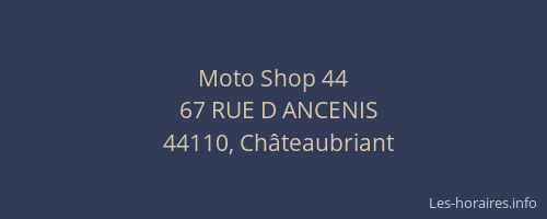 Moto Shop 44