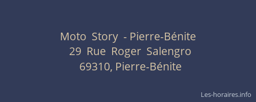 Moto  Story  - Pierre-Bénite