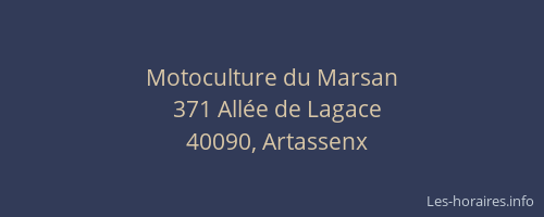 Motoculture du Marsan