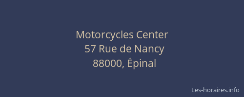 Motorcycles Center