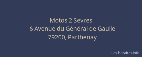 Motos 2 Sevres