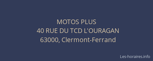 MOTOS PLUS