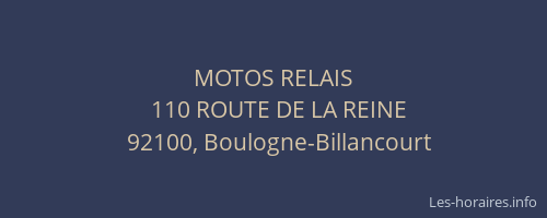 MOTOS RELAIS