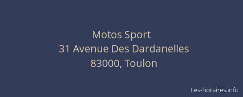 Motos Sport
