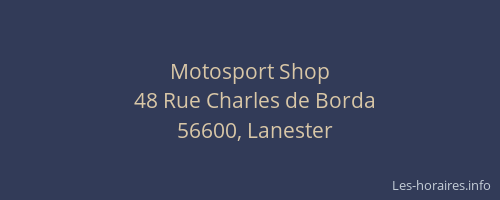 Motosport Shop