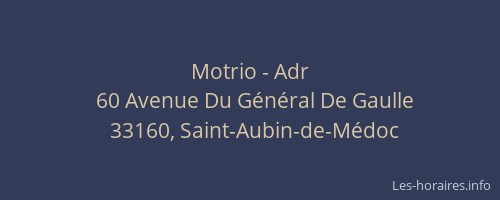 Motrio - Adr