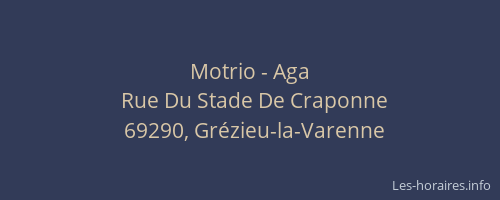 Motrio - Aga