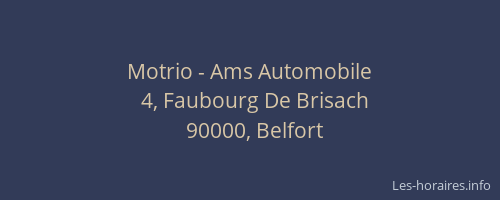 Motrio - Ams Automobile