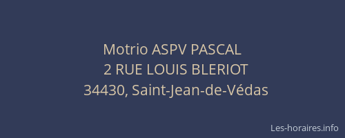 Motrio ASPV PASCAL