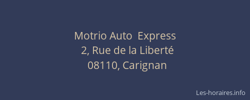 Motrio Auto  Express