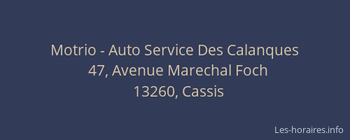 Motrio - Auto Service Des Calanques