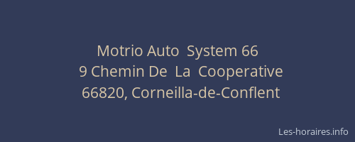 Motrio Auto  System 66